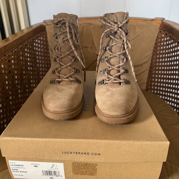 Lucky Brand Dareek Combat Boot size 9 - Picture 5 of 6